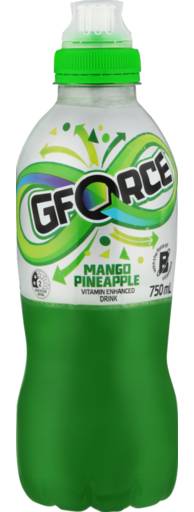 G Force Sports Drink, Mango - Pineapple (750mL)