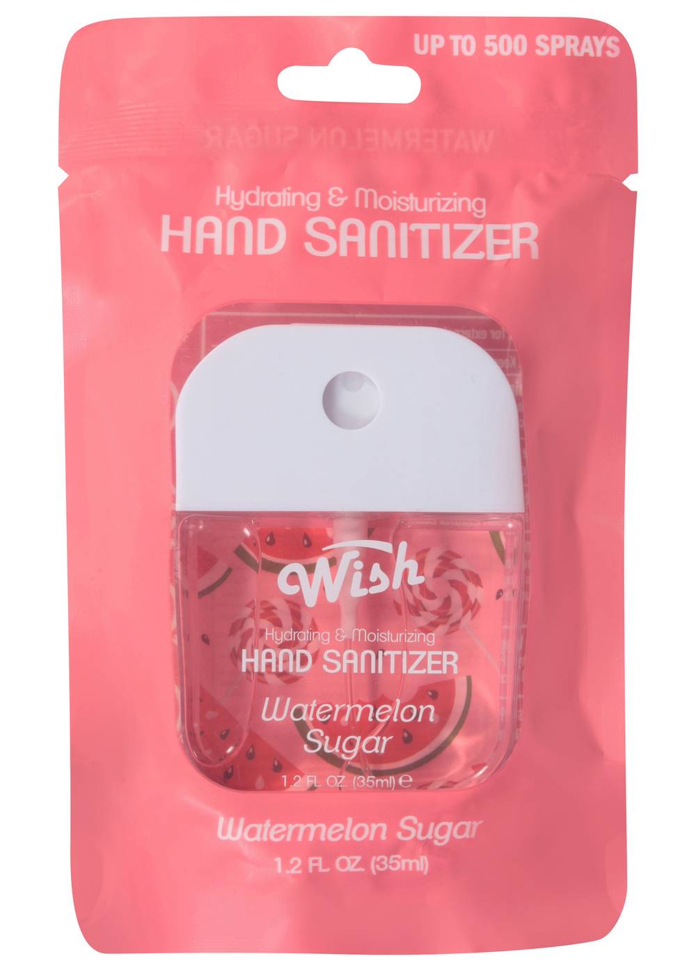 Wish Hydrating & Moisturizing Hand Sanitizer, Watermelon Sugar (1.2 fl oz)