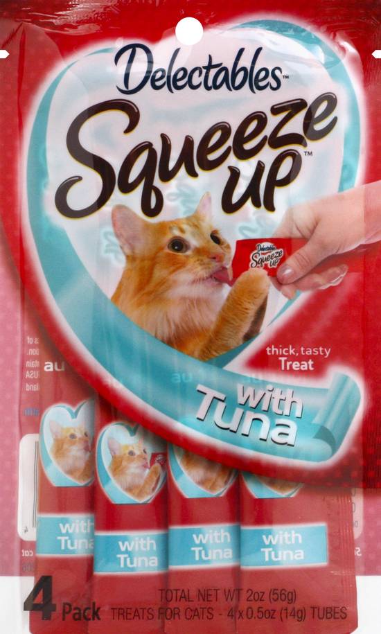 Delectables Squeeze Up Tuna Flavor Cat Treats (4 ct)