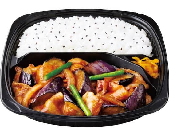 なすの辛味噌炒め弁当～八丁味噌使用～ Spicy miso eggplant stir-fry lunch box ～hacho miso used～