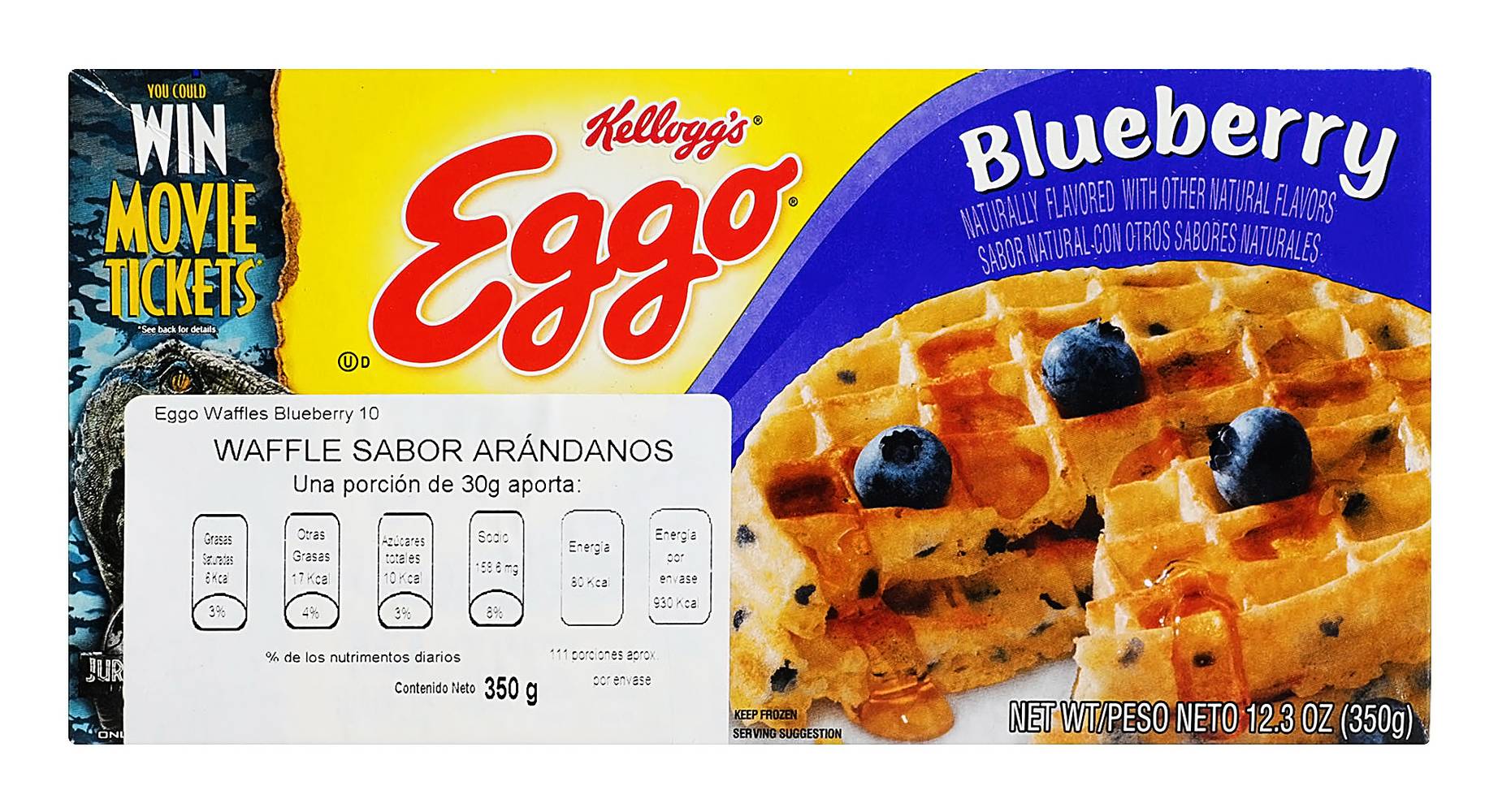 Eggo · Waffles congelado, blueberry (10 un)