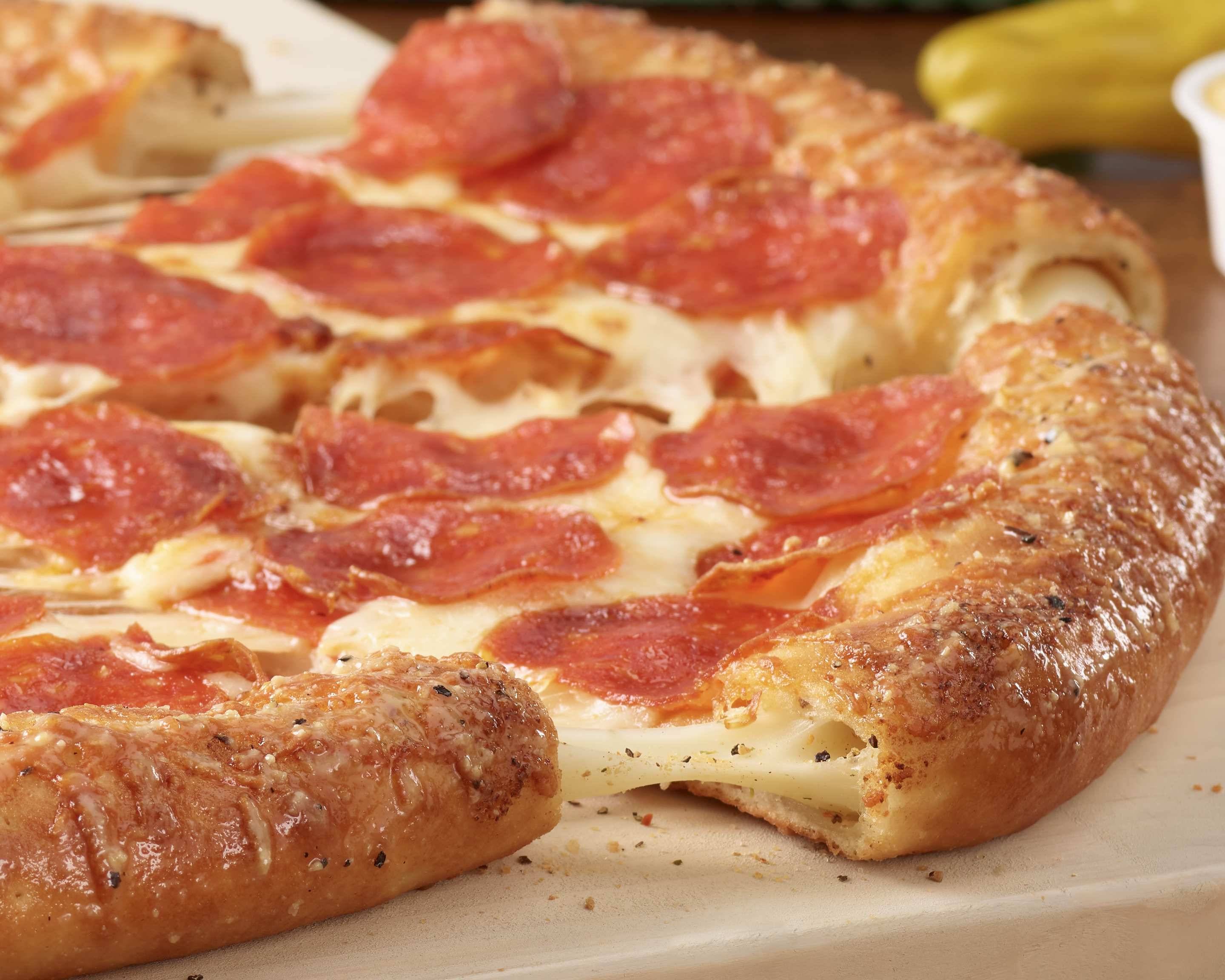 Papa John's new Epic Pepperoni-Stuffed Crust Pizza