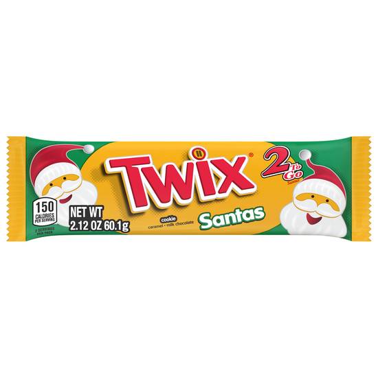 Twix Share Size Christmas Caramel Cookie Bar