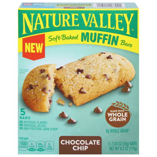 Nature Valley Soft-Baked Muffin Bars (chocolate chip)(5 ct)