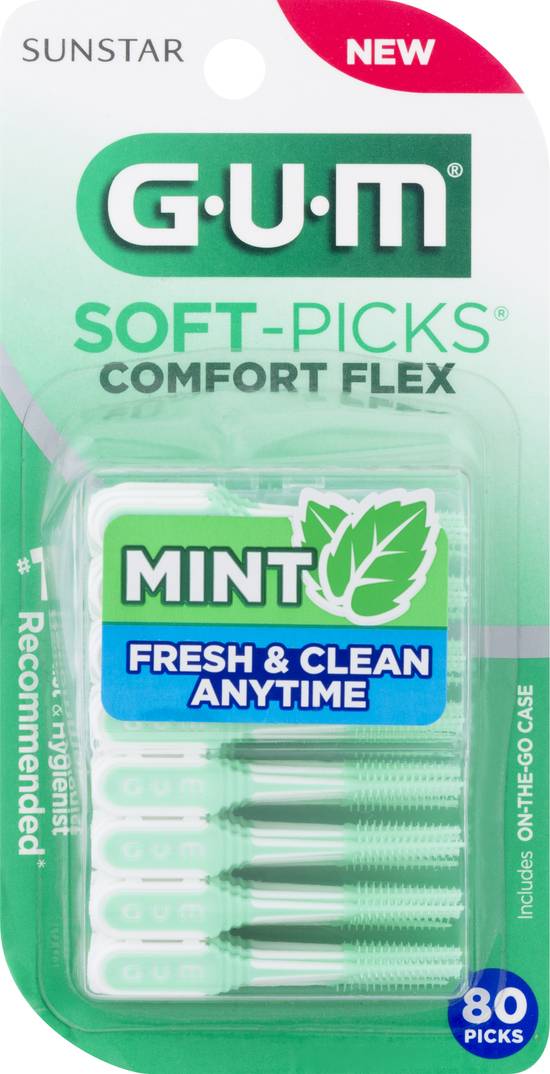 Gum Comfort Flex Mint Soft-Picks, 80 ct
