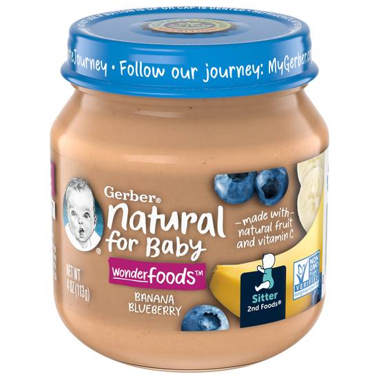 Gerber Natural Wonder Foods For Baby (banana-blueberry)