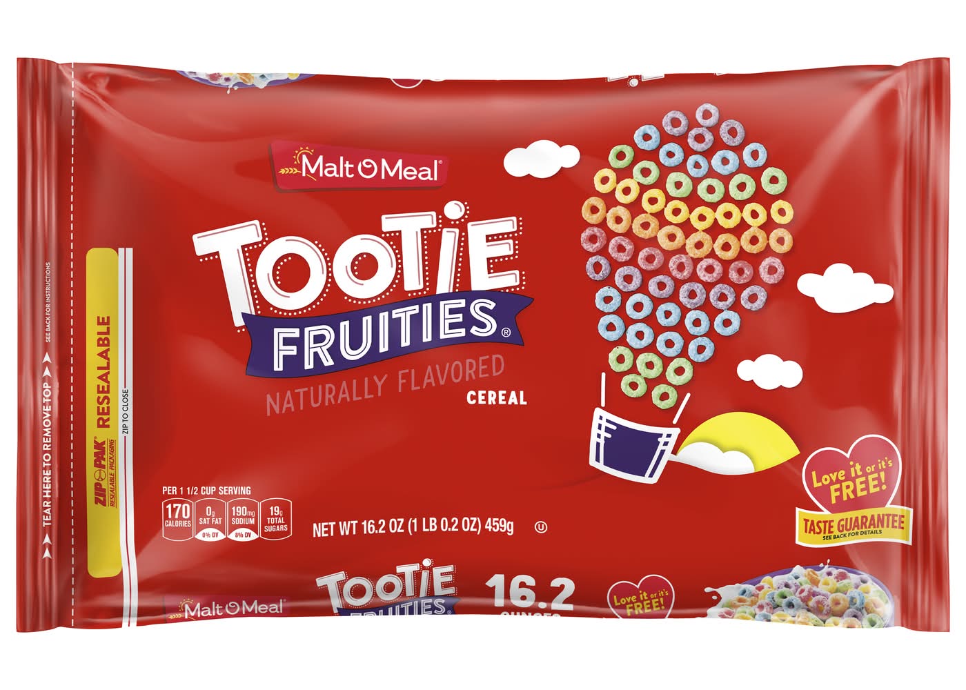 Malt-O-Meal Tootie Fruities Cereal (16.2 oz)