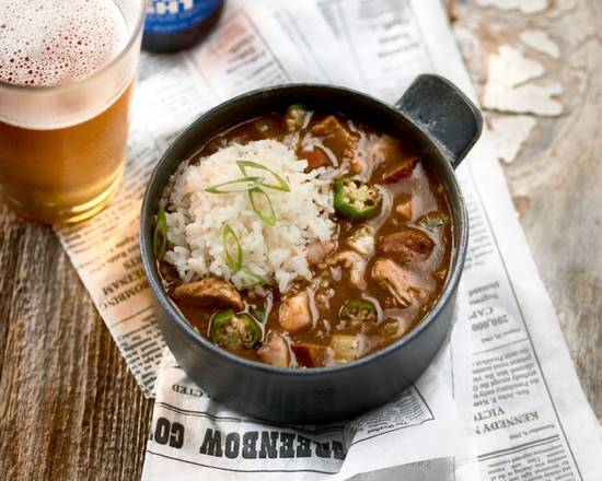 Cup Mama Blue’s Shrimp Gumbo