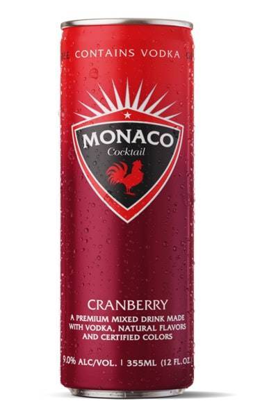 Monaco Cocktails Cranberry (12oz can)