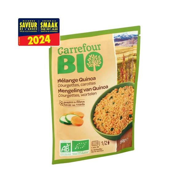 Carrefour Bio Mélange Quinoa Courgettes, Carottes 250 g