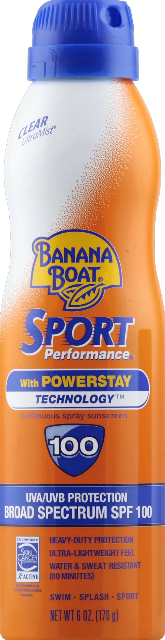 Banana Boat Ultra Sport Clear Sunscreen Spray Spf 100 (6 oz)