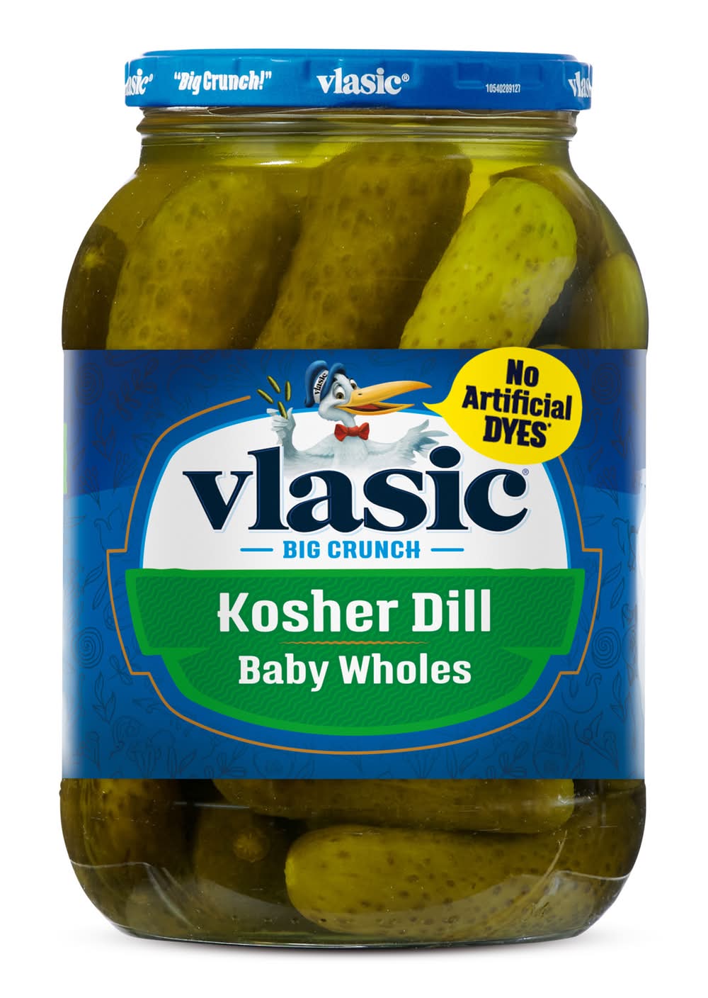 Vlasic Kosher Dill Baby Wholes Pickles (46 fl oz)