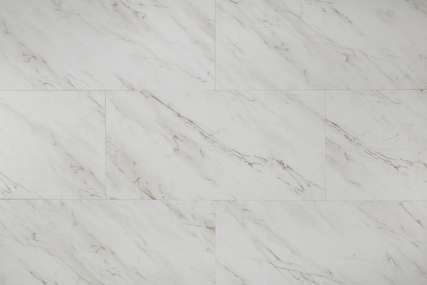 Style Selections Grecian Marble White Marble Look 4-mil x 12-in W x 24-in L Groutable Water Resistant Peel and Stick Luxury Vinyl Tile Flooring (2-sq ft/ Piece) | LSS2447CPS