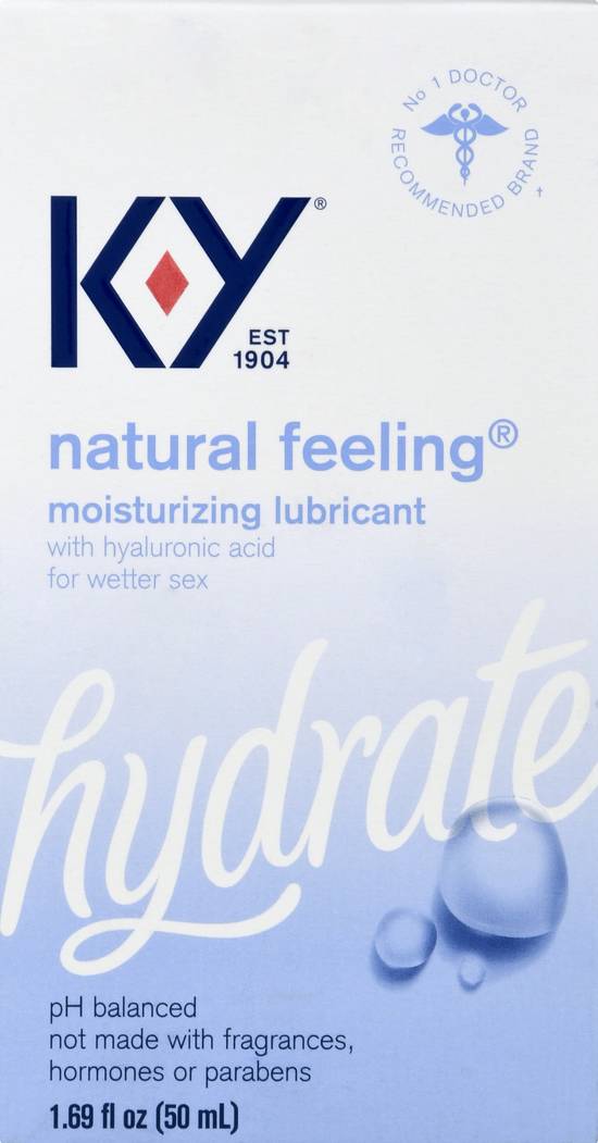 K-Y Natural Feeling Moisturizing Lubricant