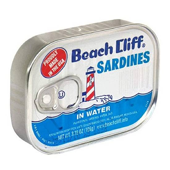 Beach Cliff Sardines In Water