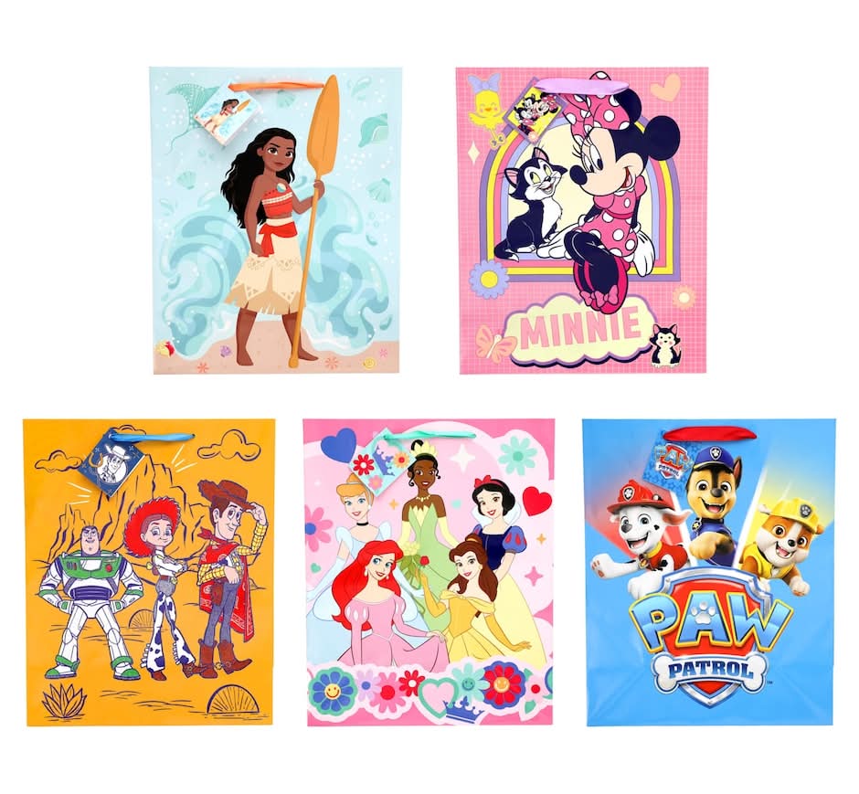 Voila Large Licensed Character Gift Bags