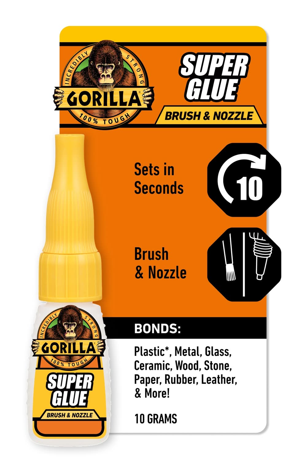 Gorilla Brush Nozzle 10-gram Liquid Super Glue