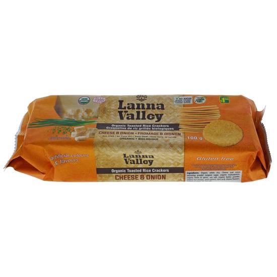 LANA VALLEY Cheese & Onion Rice Crackers (100g)
