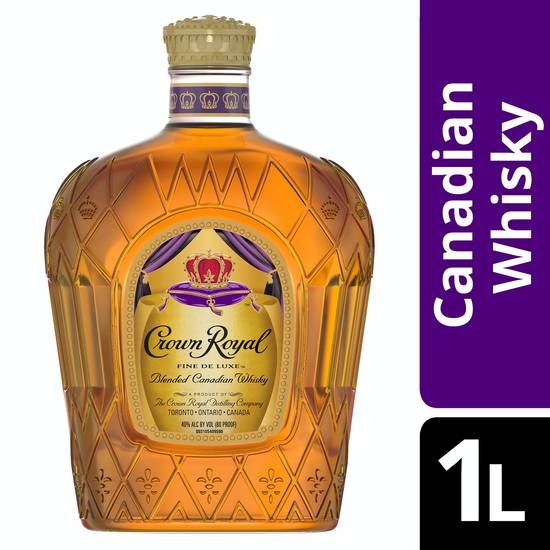 Crown Royal Canadian Whiskey (1 L)