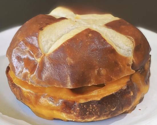 Cheese Melt Pretzel Bun Sandwich