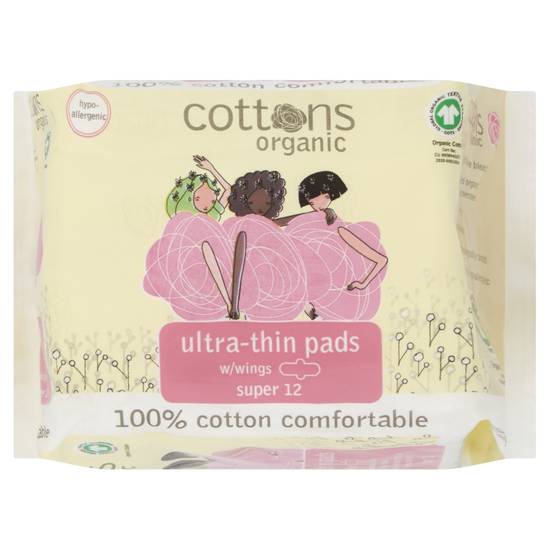 Cottons Organic Ultra Thin Pads
