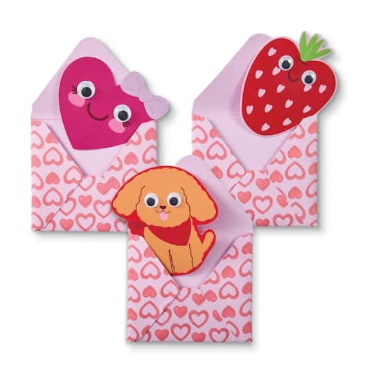 Valentine'S Wiggle Eye Exchange Cards By Creatology