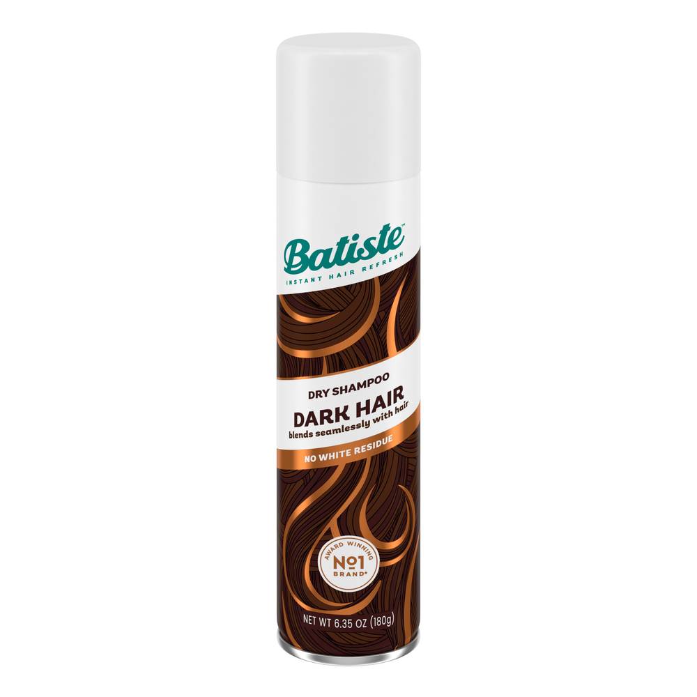 Batiste Dark Hair Dry Shampoo, 6.35 OZ