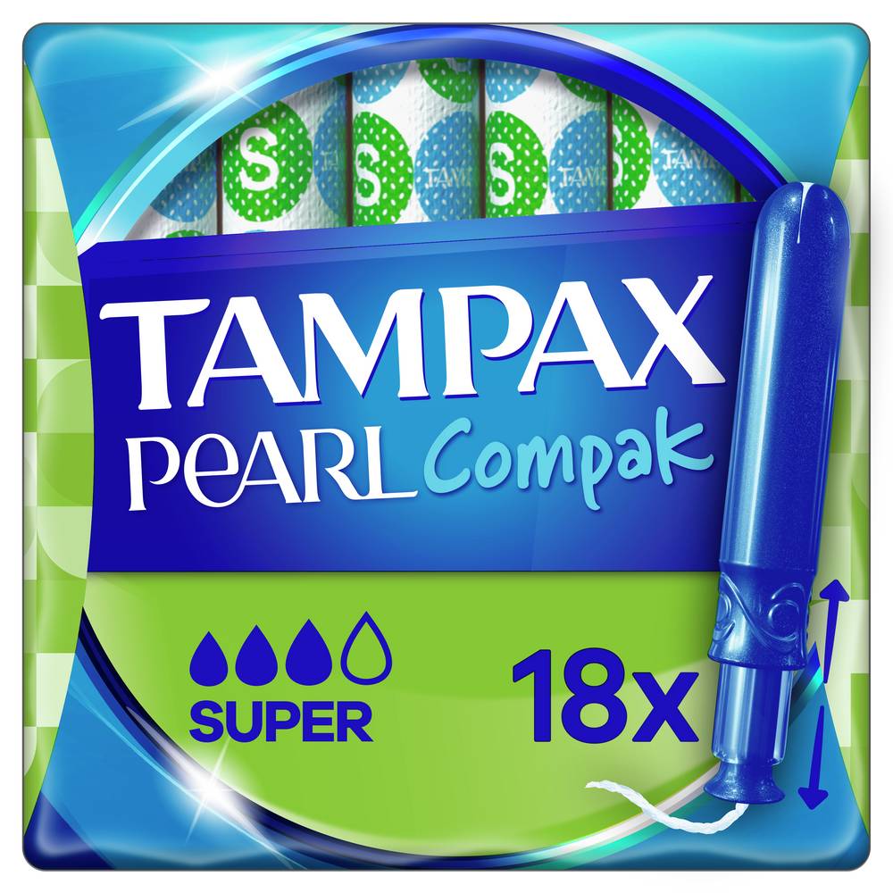 Tampax - Pearl compak super tampons avec applicateur, female (18)