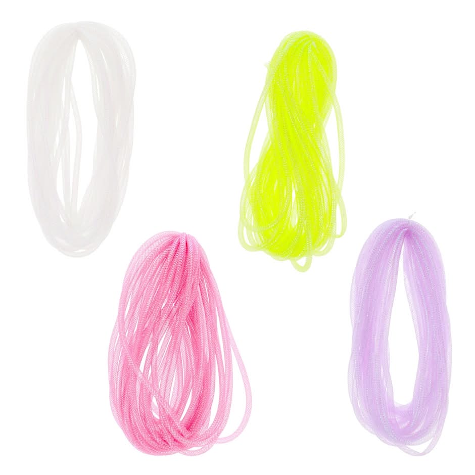 Floral Garden Strands of Colored Mesh Tubing, 36 ft.