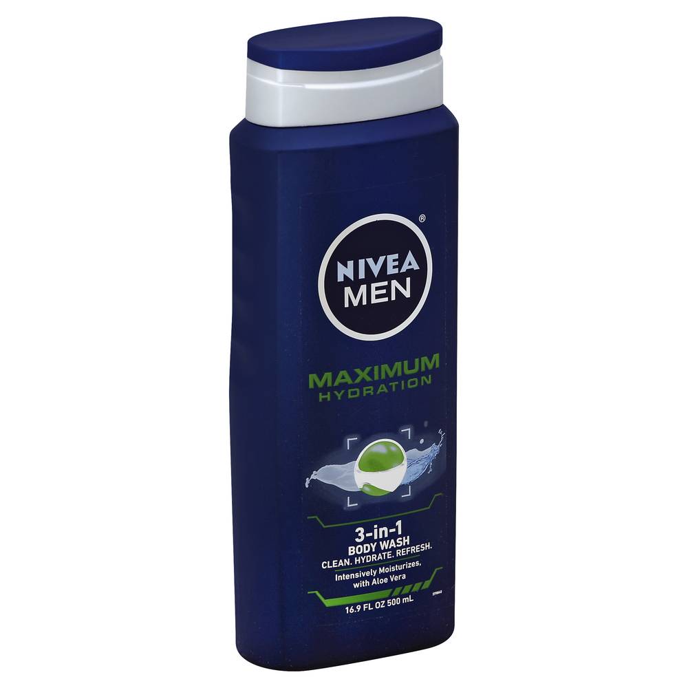 Nivea Long Lasting Maximum Hydration 3 in 1 Body Wash (16.9 fl oz)