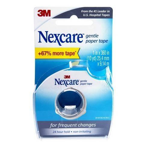 Nexcare Gentle Paper First Aid Tape For Frequent Changes (1 roll)