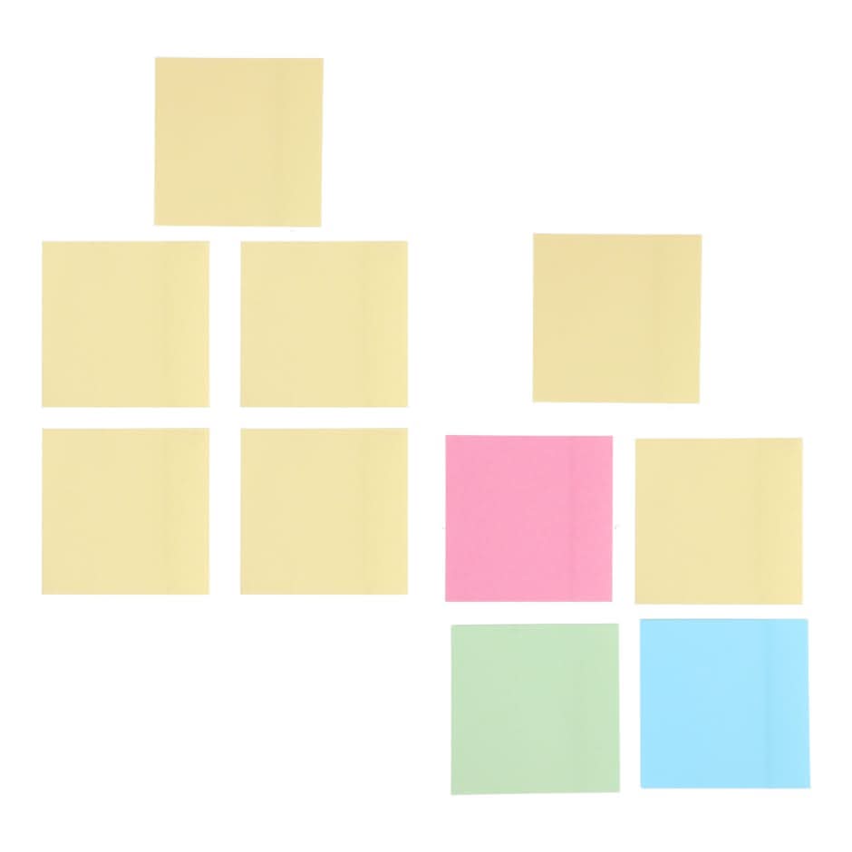 Jot Pastel Sticky Notes, 3x3 in, Assorted (250 ct)