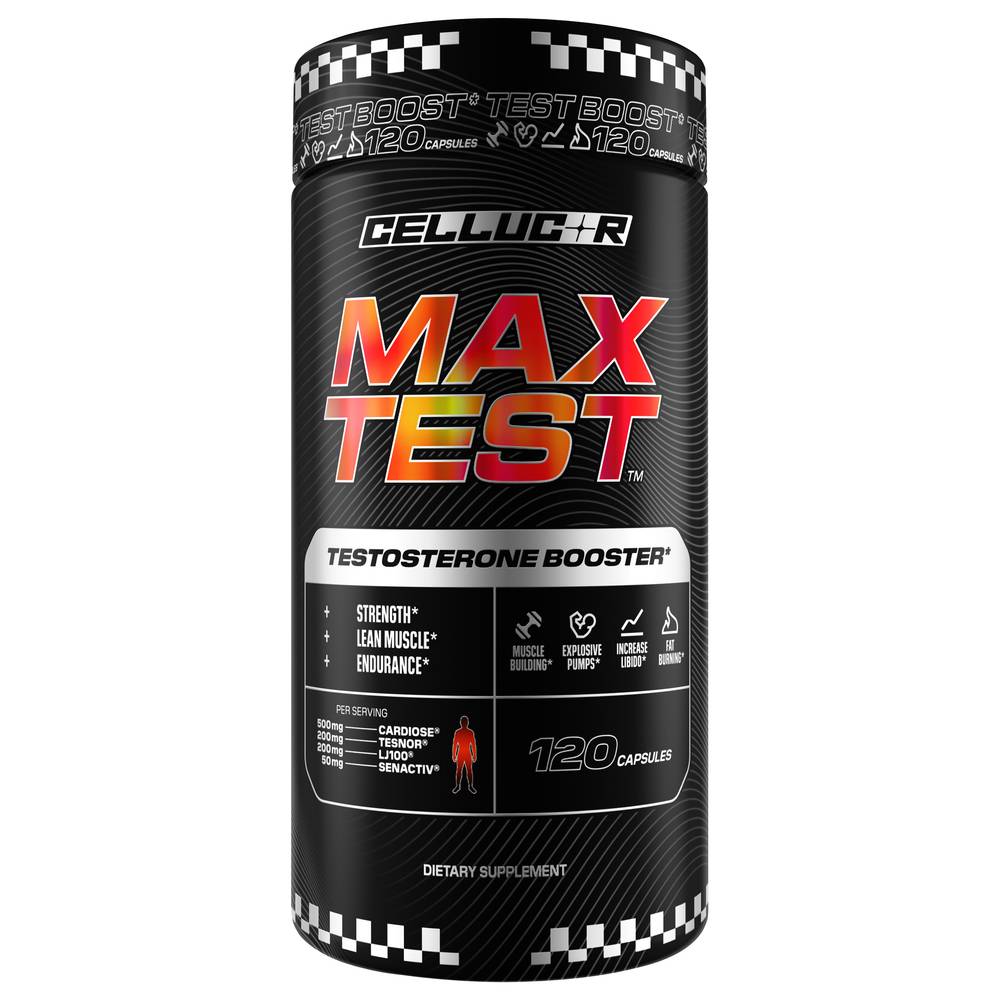 Cellucor Max Test Testosterone Booster Capsules (120 ct)