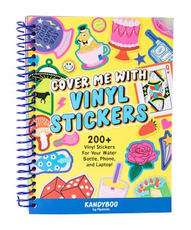 Cover Me With Vinyl Stickers Book