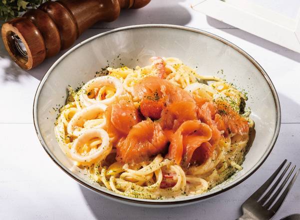 明太子燻鮭義大利麵套餐 Mentaiko Smoked Salmon Pasta Combo
