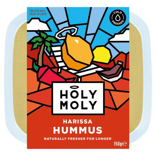 Holy Moly Harissa Hummus 150g