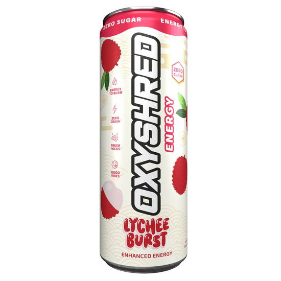 Oxyshred Energy Lychee Burst 355ml