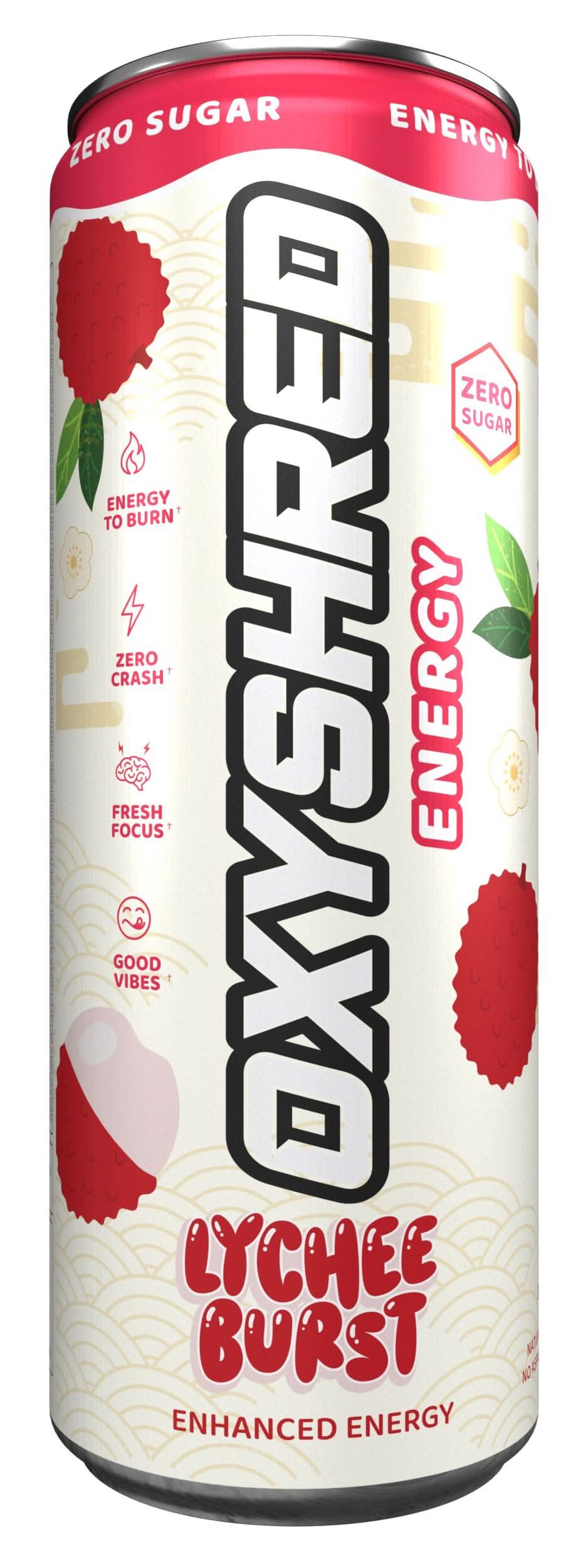 Oxyshred Energy Lychee Burst 355ml