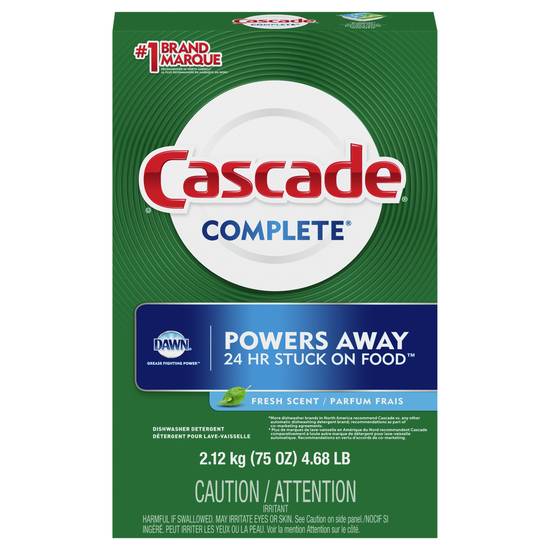 Cascade Complete Fresh Scent Dish Detergent (75 oz)