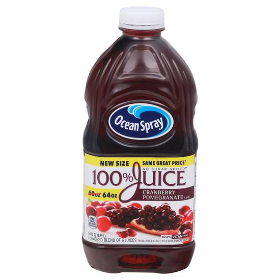 Ocean Spray Cranberry Pomegranate 100% Juice (64 fl oz)