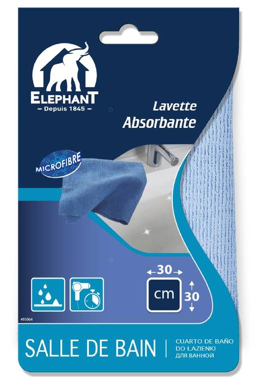 Lavettes microfibre x10 — Chiffon microfibre & lavette, Chiffon poussière,  Lavette cuisine / salle de bain — Éléphant Maison
