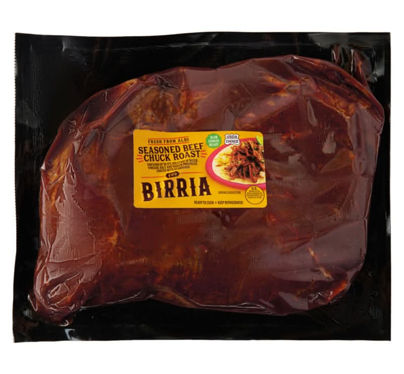Aldi USDA Choice Seasoned Beef Chuck Roast for Birria, per lb