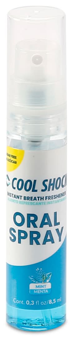 Cool Shock · Spray bucal refrescante instantáneo, super menta (8,5 ml)