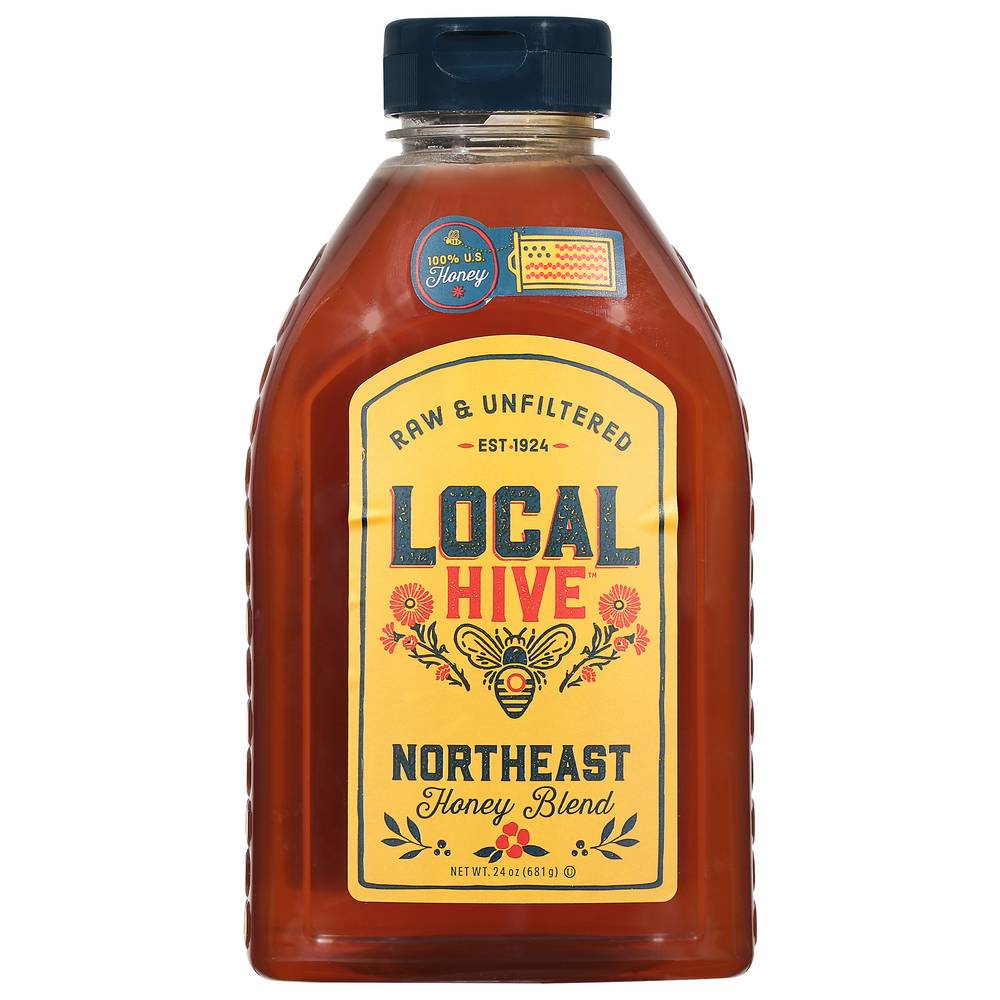 Local Hive Raw & Unfiltered Northeast Honey (24 oz)