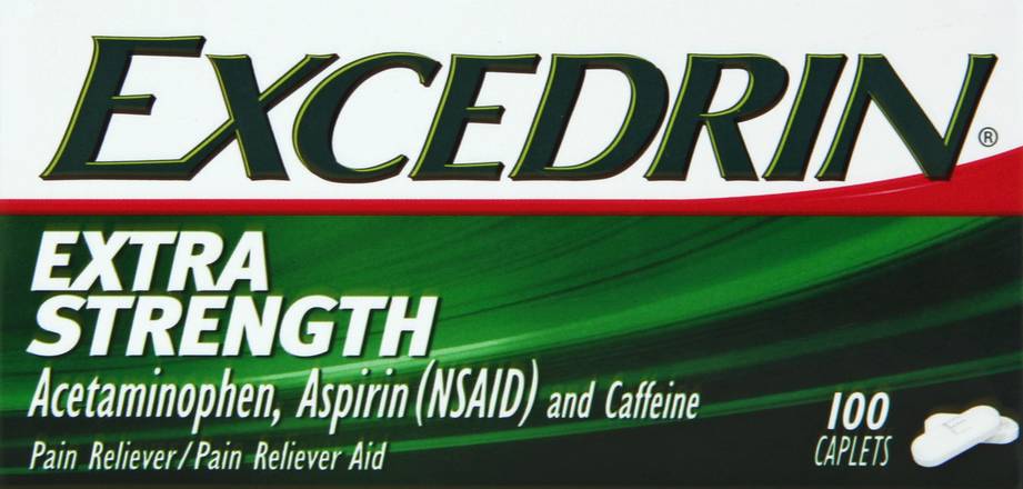 Excedrin Extra Strength Pain Reliever/Pain Reliever Aid Caplets ( 100 ct )