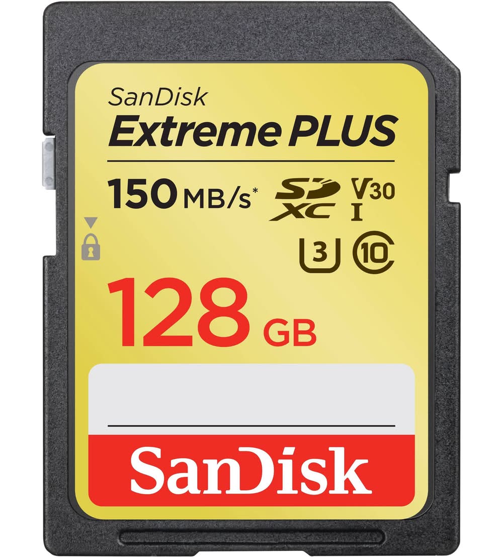 SanDisk Extreme Plus 128gb Sd Uhs-I Memory Card