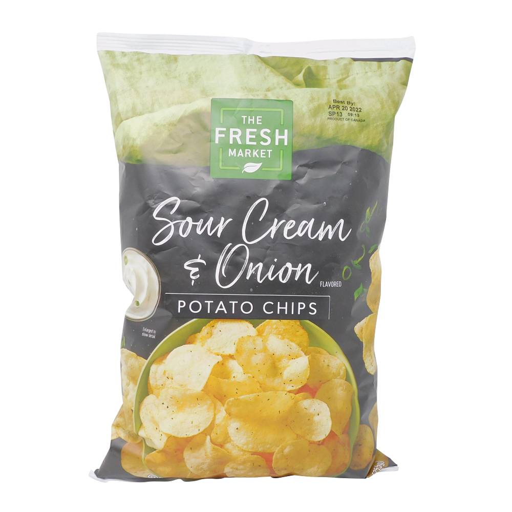 The Fresh Market Sour Cream & Onion Potato Chips