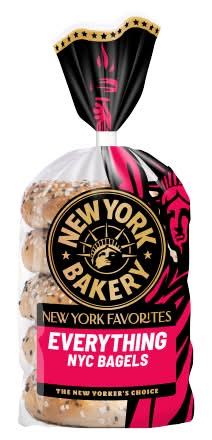 New York Bakery Everything Nyc Bagels (5 pack)