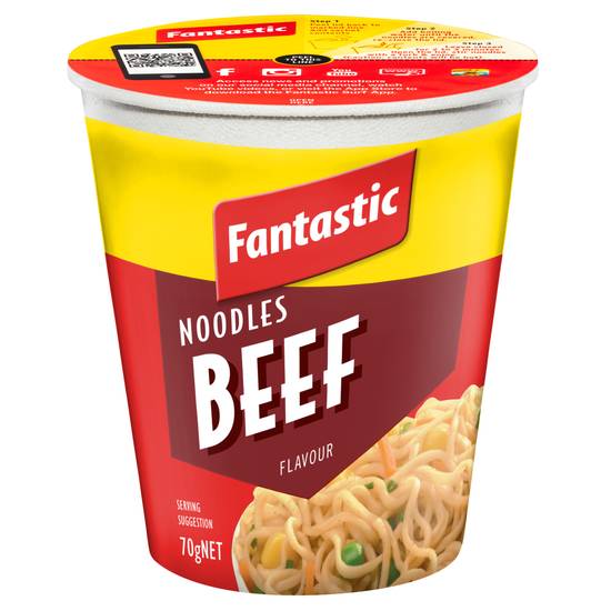 Fantastic Beef Noodle Cup 70g