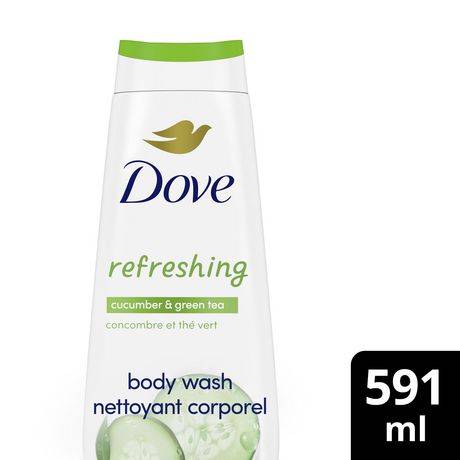 Dove Refreshing Body Wash, Cucumber & Green Tea (591 g)